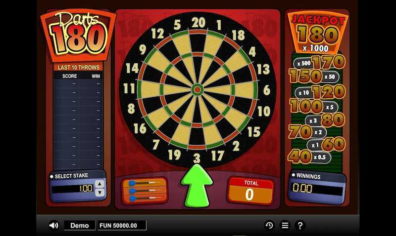 Play Darts 180 by 1x2gaming