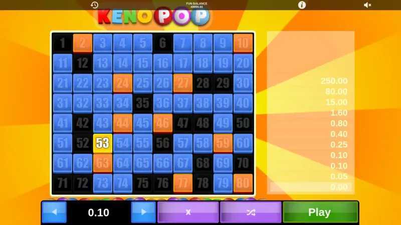 Play Keno Pop by 1x2gaming