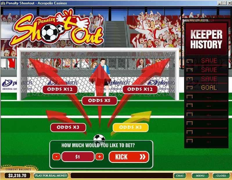 Play Penalty Shootout by 1x2gaming