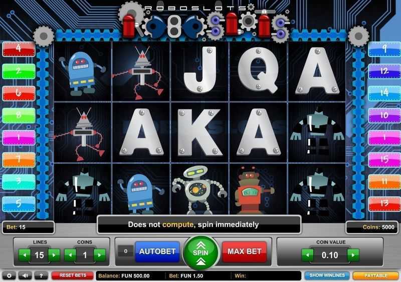 Play Roboslots by 1x2gaming