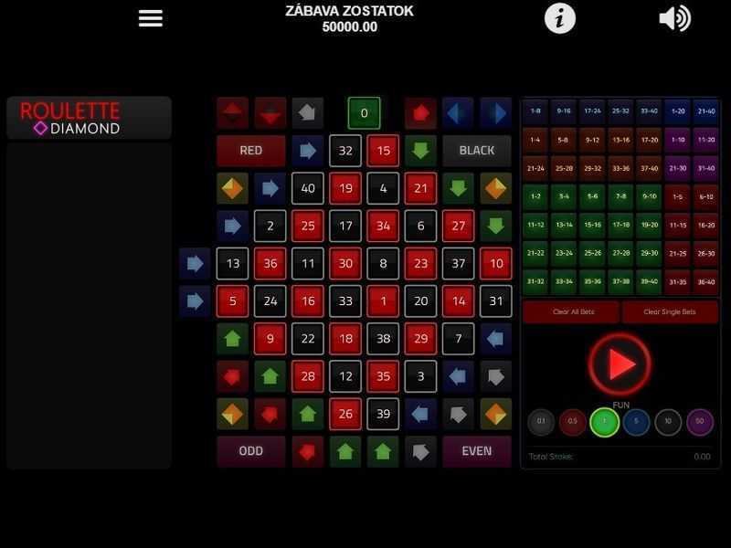 Play Roulette Diamond by 1x2gaming