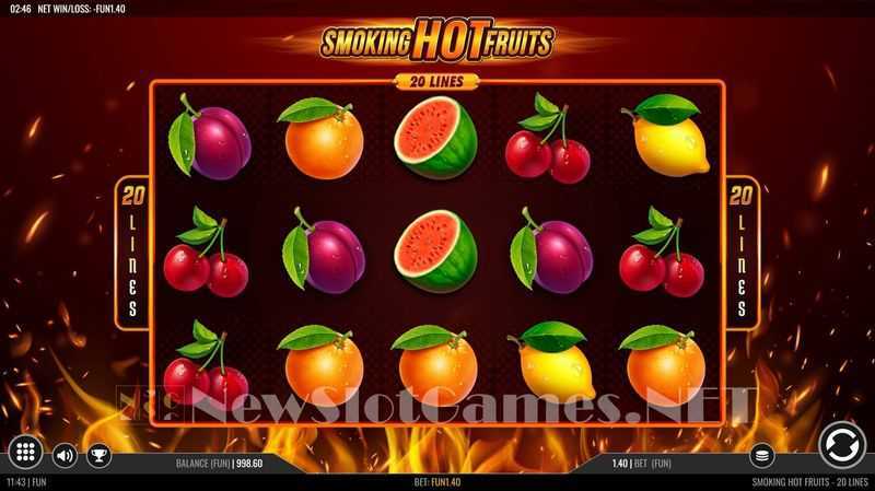 Play Smoking Hot Fruits 20 by 1x2gaming