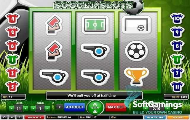 Play Soccer Slots by 1x2gaming