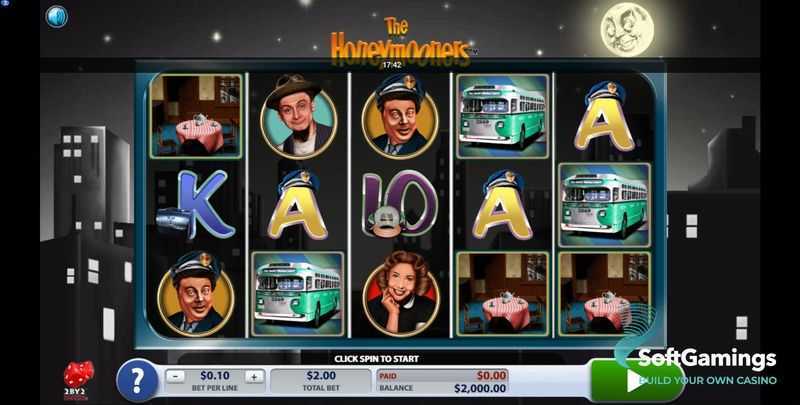 Play The Honeymooners by 2by2 Gaming
