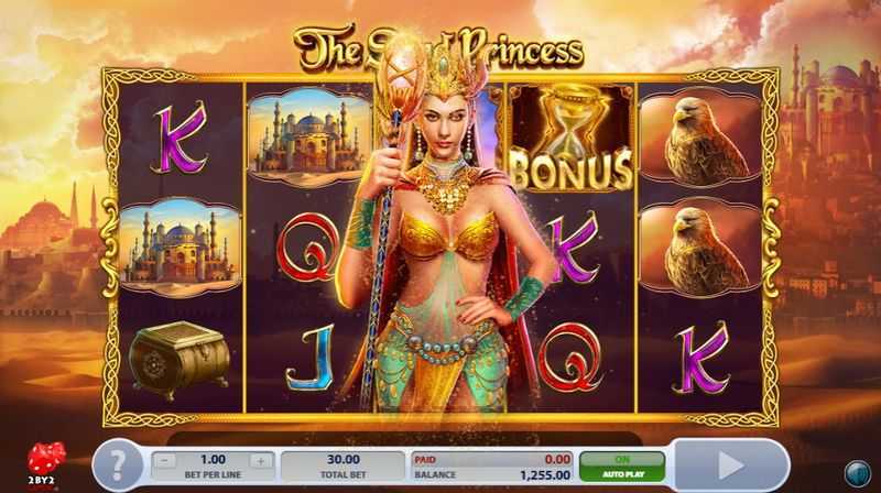 Play The Sand Princess by 2by2 Gaming