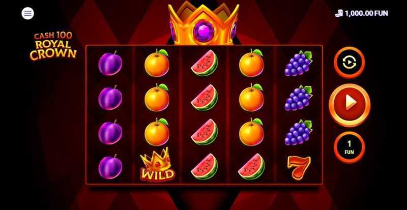 Play Cash 100 Royal Crown by 7777 Gaming