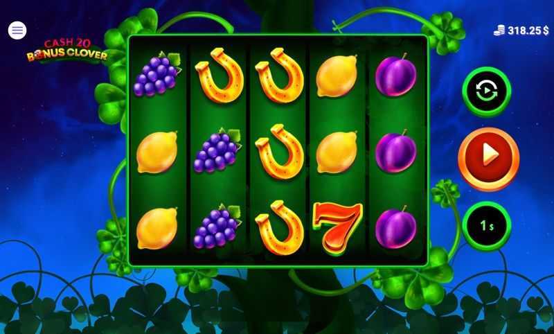 Play Cash 20 Bonus Clover by 7777 Gaming