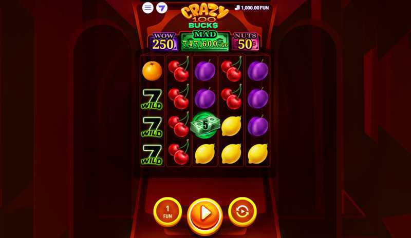 Play Crazy 100 Bucks by 7777 Gaming