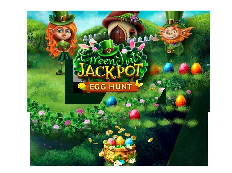 Play Greenhats' Jackpot Egg Hunt by 7777 Gaming