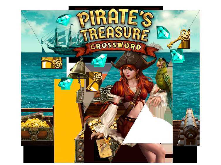 Play Pirate's Treasure Crosswords by 7777 Gaming