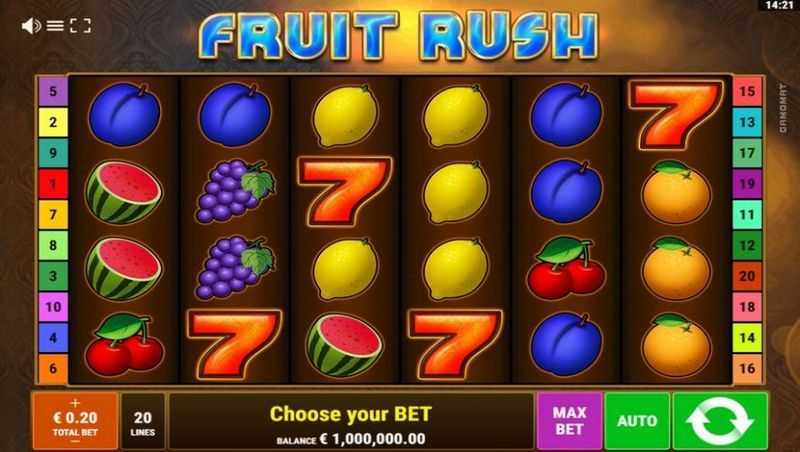 Play Fruit Rush by 7mojos