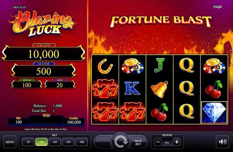 Play Blazing Luck by Ags