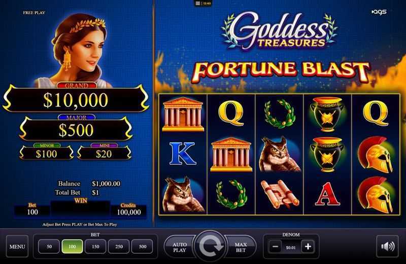 Play Goddess Treasures by Ags