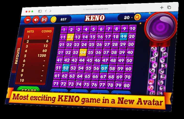 Play Keno Fast by Agt Software