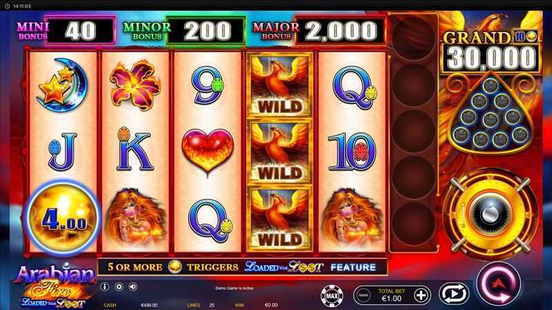 Play Arabian Fire by Ainsworth