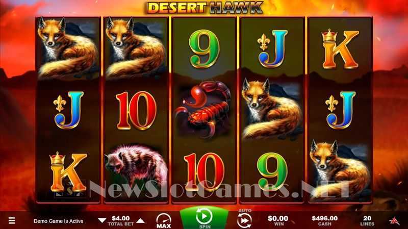 Play Desert Hawk by Ainsworth