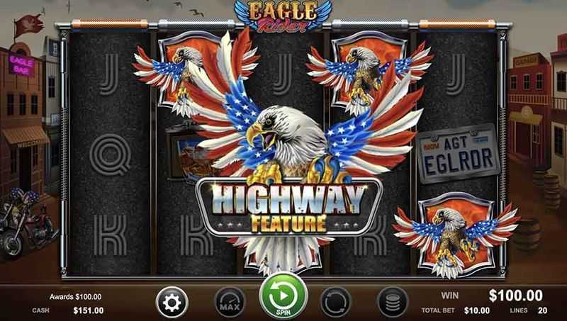 Play Eagle Rider by Ainsworth