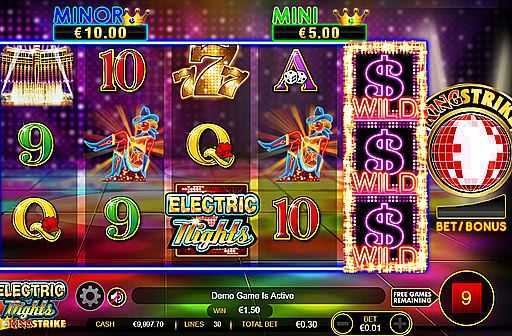 Play Electric Nights King Strike by Ainsworth