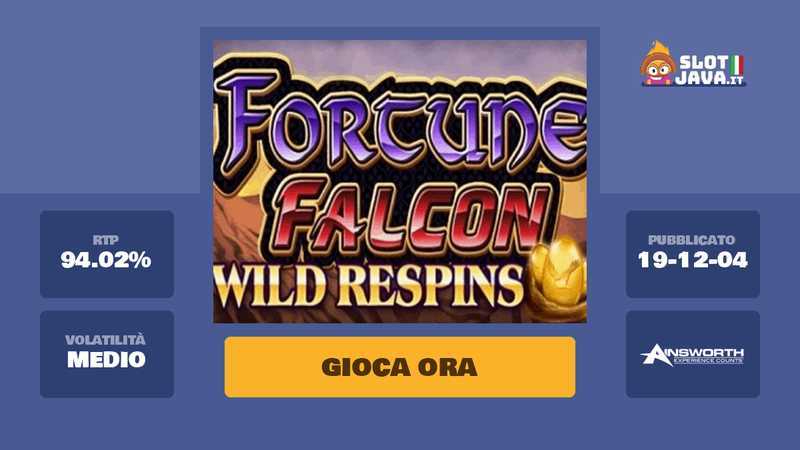 Play Fortune falcon wild respins by Ainsworth