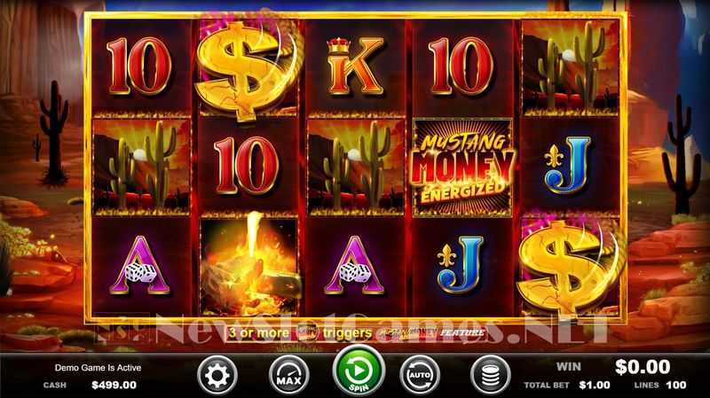 Play Mustang Money Energized by Ainsworth