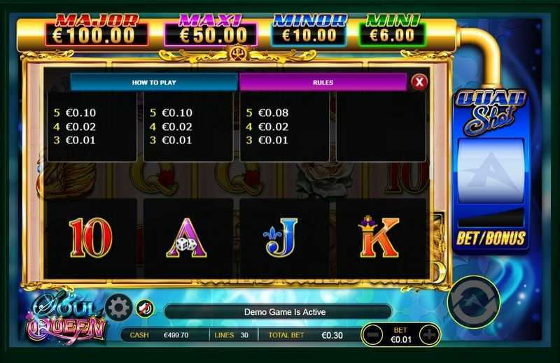 Play Soul Queen Quad Shot by Ainsworth