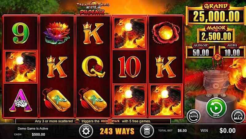 Play Treasure Spirits Phoenix by Ainsworth