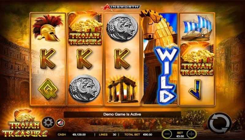 Play Trojan Treasure by Ainsworth