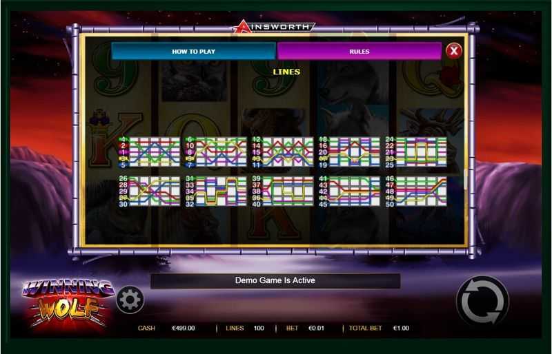 Play Winning Wolf by Ainsworth