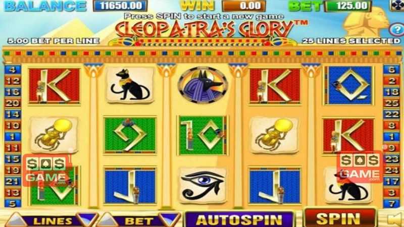 Play Cleopatras Glory by Allbet Gaming