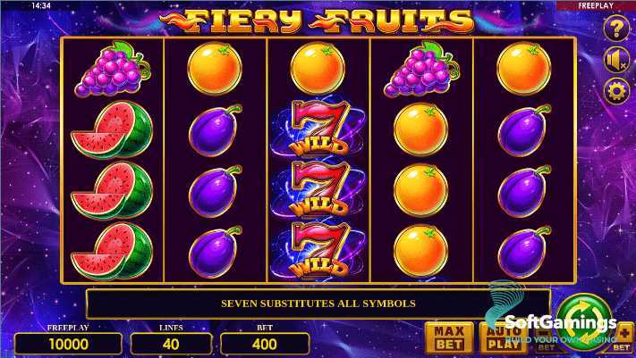 Play Fiery Fruits by Amatic Industries