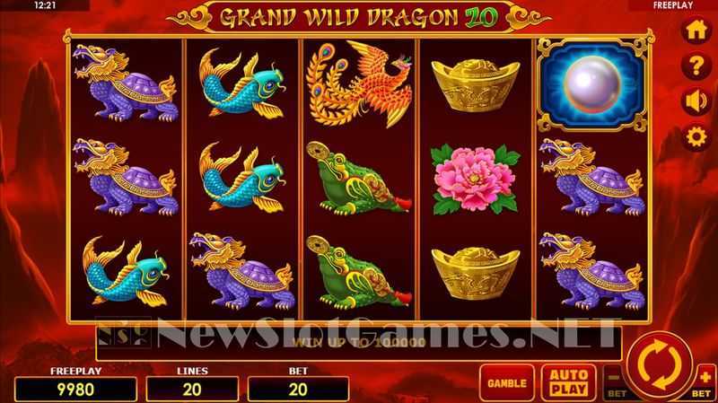 Play Grand Wild Dragon 20 by Amatic Industries