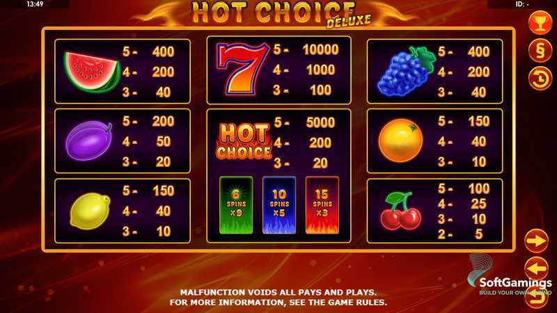 Play Hot Choice Deluxe by Amatic Industries