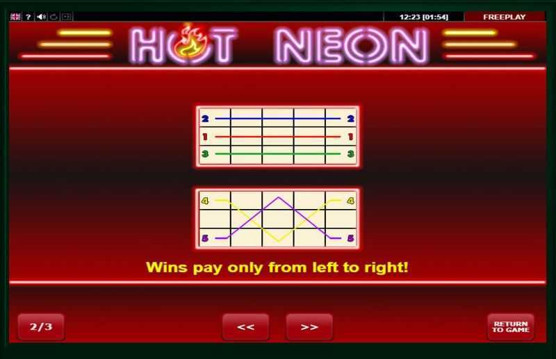 Play Hot Neon by Amatic Industries