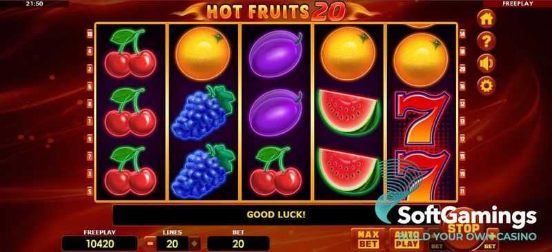 Play Hottest Fruits 20 by Amatic Industries