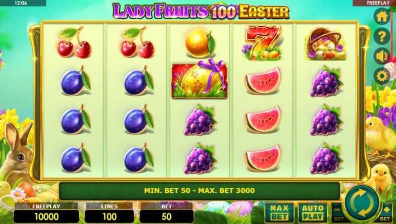 Play Lady Fruits 100 Easter by Amatic Industries