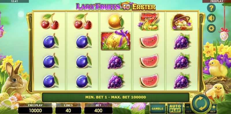 Play Lady Fruits 40 Easter by Amatic Industries