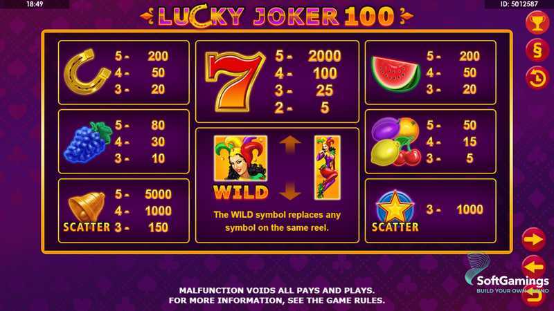 Play Lucky Joker 100 by Amatic Industries