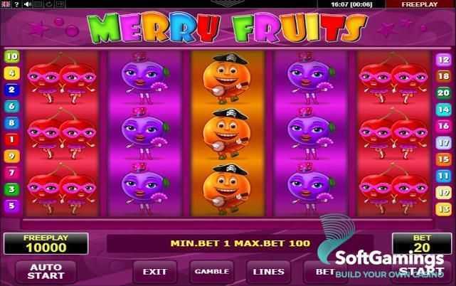 Play Merry Fruits by Amatic Industries