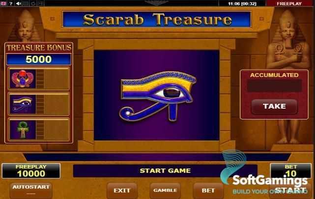 Play Scarab Treasure by Amatic Industries