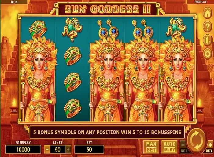 Play Sun Goddess II by Amatic Industries