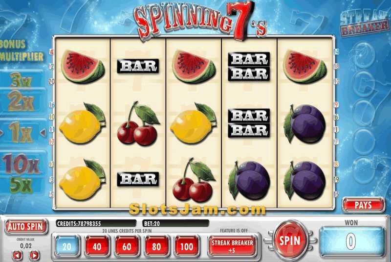 Play Spinning 7's by Amaya