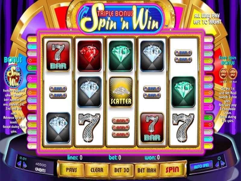 Play Triple Bonus Spin 'n Win by Amaya