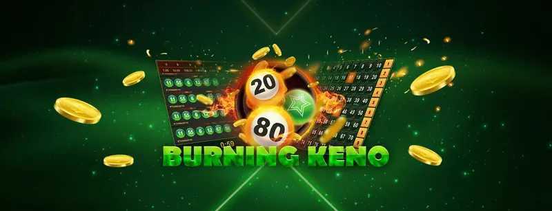 Play Burning Keno by Amusnet Interactive