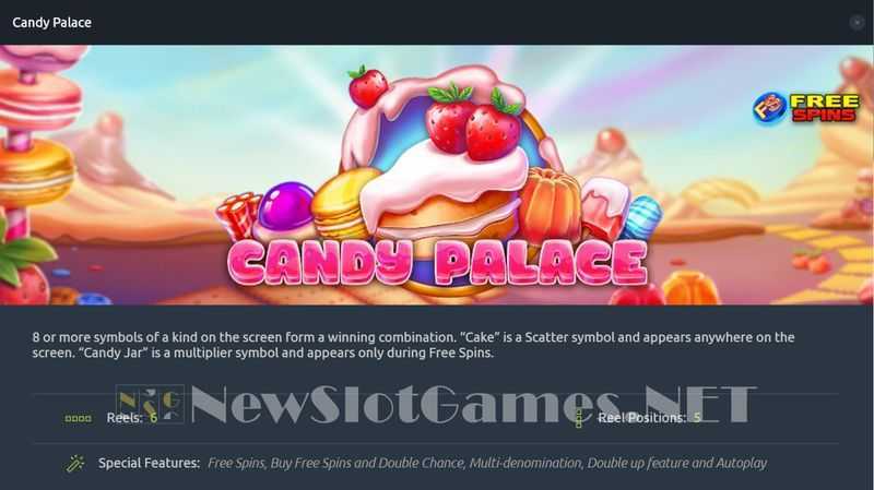 Play Candy Palace by Amusnet Interactive