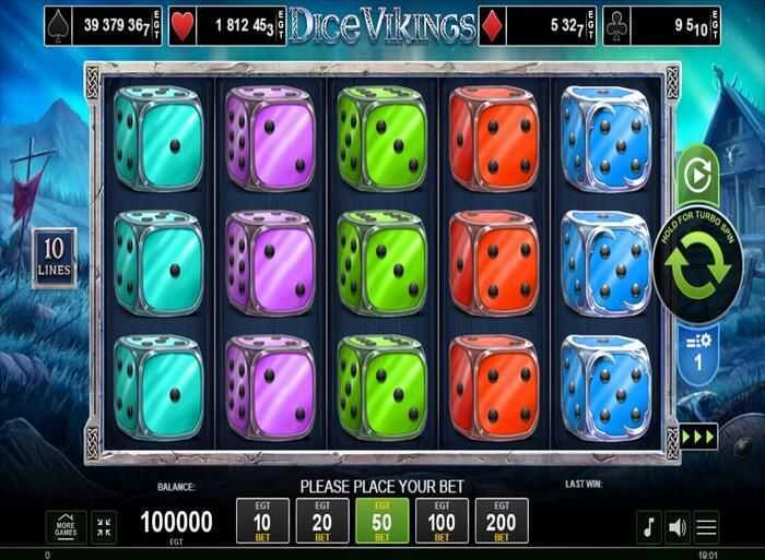 Play Dice Vikings by Amusnet Interactive