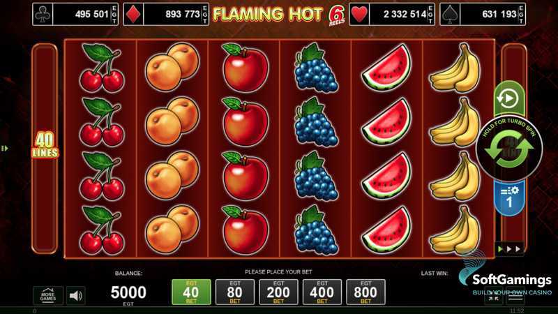 Flaming Hot 6 reels Flaming Hot 6 reels