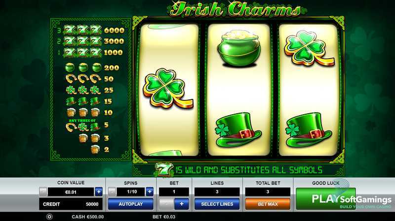 Play Irish Charm by Amusnet Interactive