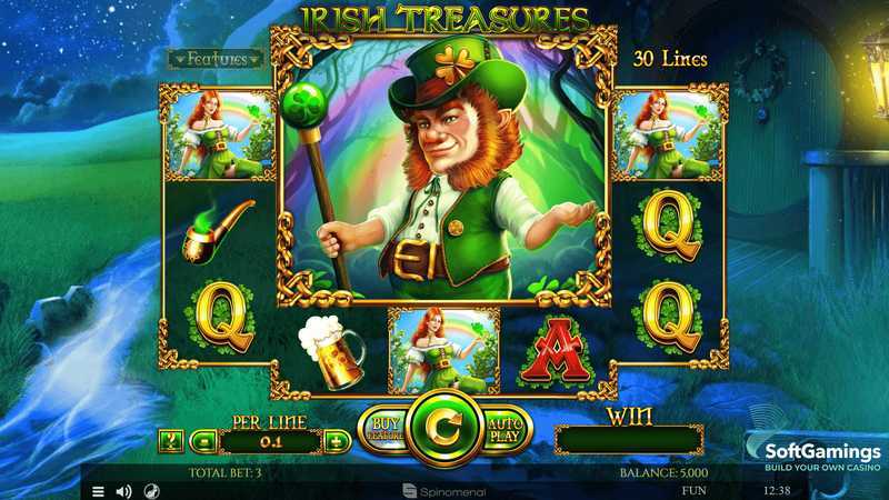 Play Irish Treasure by Amusnet Interactive