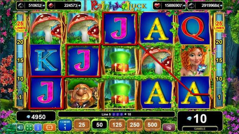 Play Rainbow Luck by Amusnet Interactive