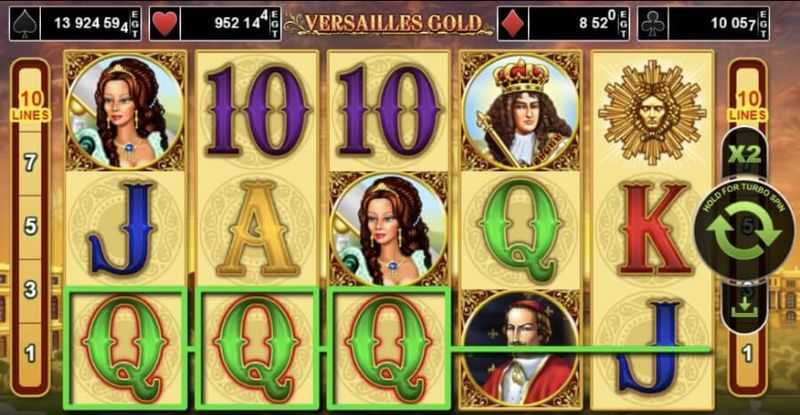 Play Versailles Gold by Amusnet Interactive